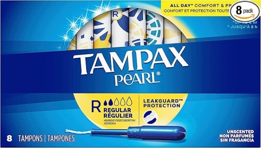 TAMPONES TAMPAX PEARL X 8 REGULAR 