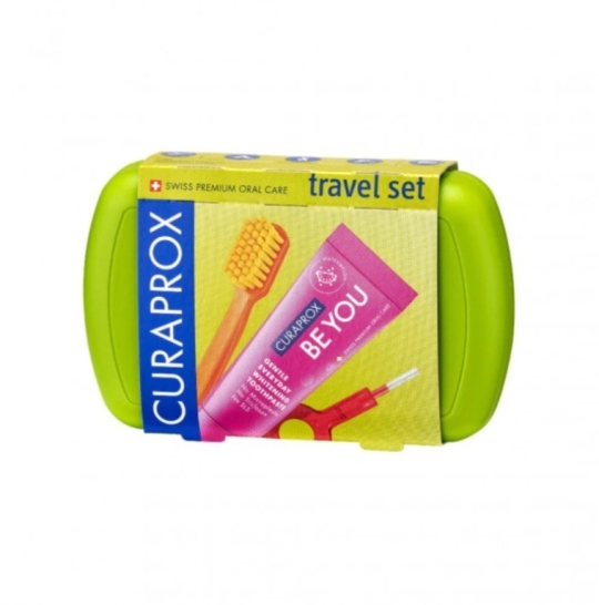 CURAPROX TRAVEL SET CEPILLO DE DIENTES PARA VIAJE X 1 UNIDAD