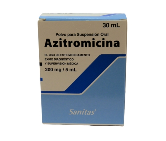 AZITROMICINA 200MG/5ml SUSPENSION ORAL X30ML