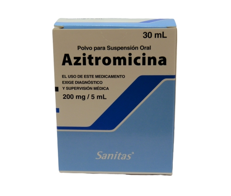 AZITROMICINA 200MG/5ml SUSPENSION ORAL X30ML