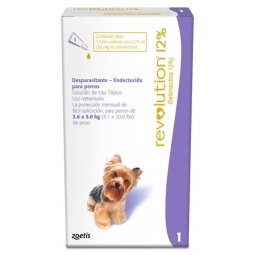 REVOLUTION PLUS 12% PIPETA PERRO 2.6 a 5KG