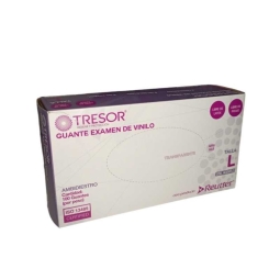 GUANTES DE VINILO AZUL X 100