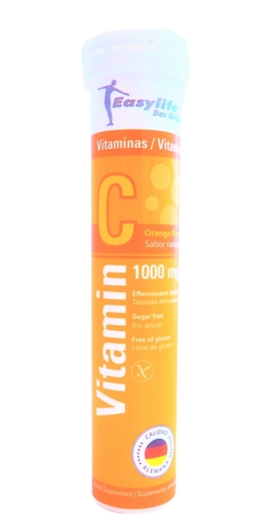 VITAMINA C 1000MG X20 TABLETAS EFERVECENTES EASYLIFE