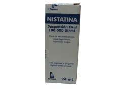 Nistatina 100000Ui Suspension Oral X 24Ml | nistatina suspension 24ml