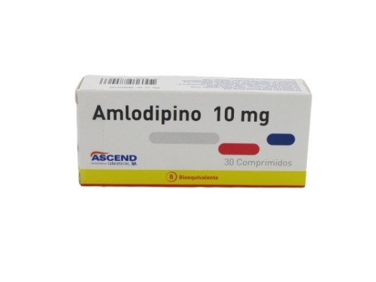 AMLODIPINO 10 MG X 30 COMPRIMIDOS