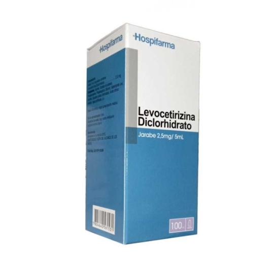 LEVOCETIRIZINA 2.5MG/5ML 100ML X100 JARABE