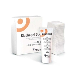 BLEPHAGEL DUO 30GR Y 100 COMPRESAS 