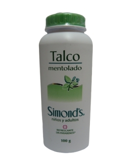 SIMONDS TALCO MENTOLADO 100G X100