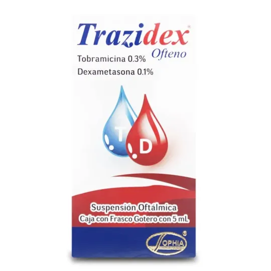 TRAZIDEX SOLUCION OFTALMICA X 5ML