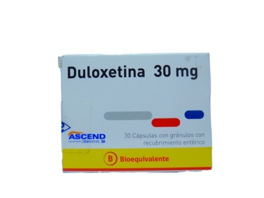 DULOXETINA 30MG X 28 CAPSULAS