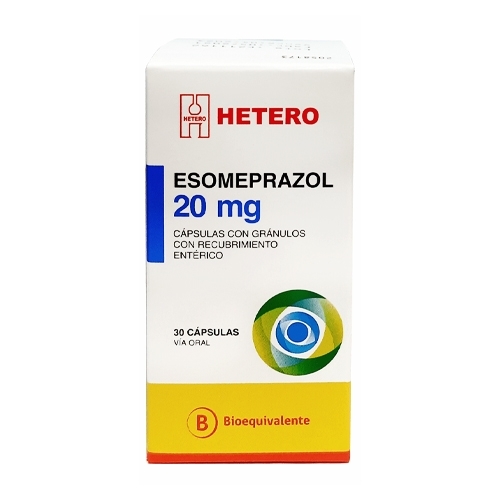 ESOMEPRAZOL 20 MG X 30 CAPSULAS 