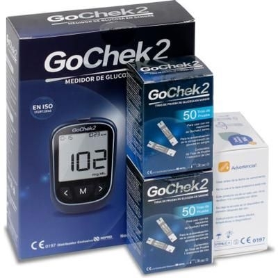 GLUCOMETRO GOCHECK2 KIT GLICEMIA