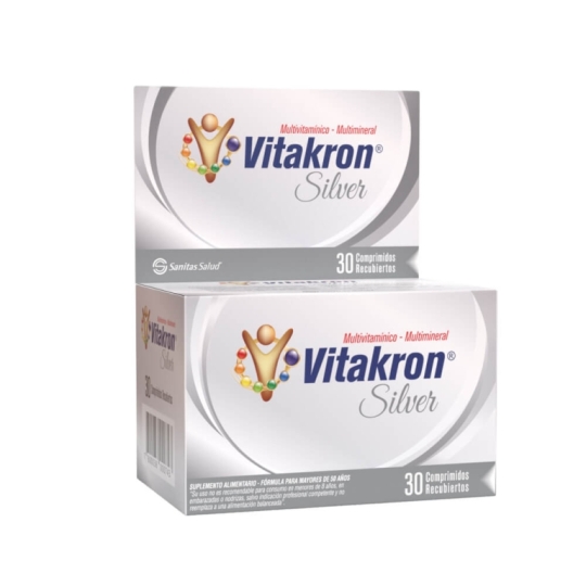 VITAKRON SILVER X 30 COMPRIMIDOS RECUBIERTOS