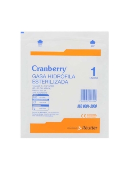CRANBERRY GASA ESTERILIZADA 1/4 YARDA X1