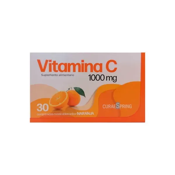 VITAMINA C 1000 MG X 30 COMPRIMIDOS MASTICABLES