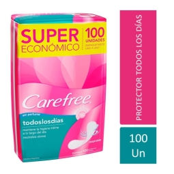 Carefree Protector Diario X 100 Uni | carefree diario 100un