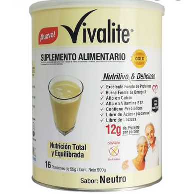 VIVALITE  SUPLEM GOLD NEUTRO X 900 GR 