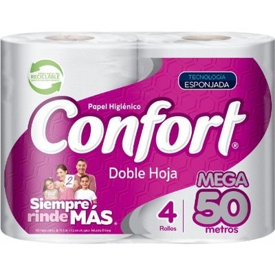 CONFORT D.H 50MT X 4 ROLLOS