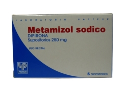 METAMIZOL SODICO 250MG X 5 SUPOSITORIOS