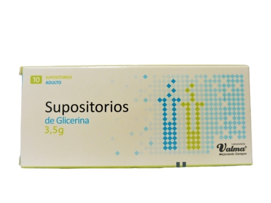 SUPOSITORIO GLICERINA ADULTO X10