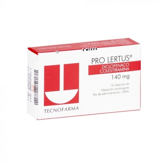 PRO-LERTUS 140MG X10 CAPSULAS