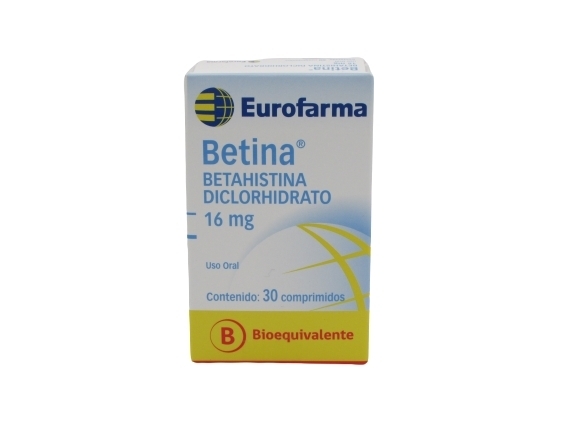 BETINA 16MG X 30 COMPRIMIDOS