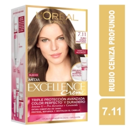 TINTURA DE PELO LOREAL PARIS EXCELLENCE CREME 7/11 RUBIO CENIZO