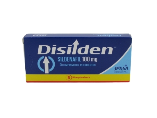 DISILDEN 100 MG X 5 COMPRIMIDOS RECUBIERTOS