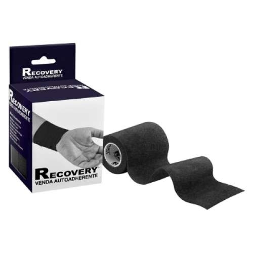 RECOVERY VENDA AUTOADHESIVA NEGRA 7.5CM X 4.5M