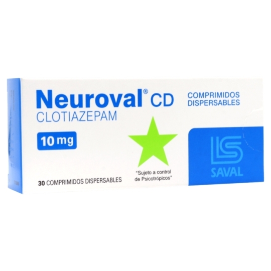 NEUROVAL CD 10 MG X 30 COMPRIMIDOS RECUBIERTOS