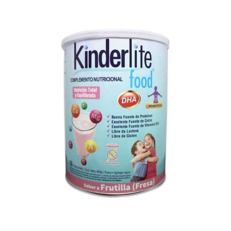 KINDERLITE FRUTILLA X 900G