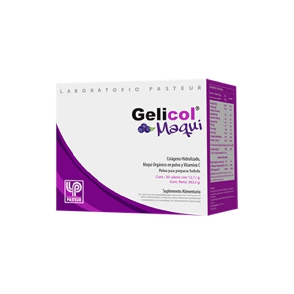 GELICOL  COLAGENO HIDROLIZADO MAQUI X 30 SOBRES 10GR