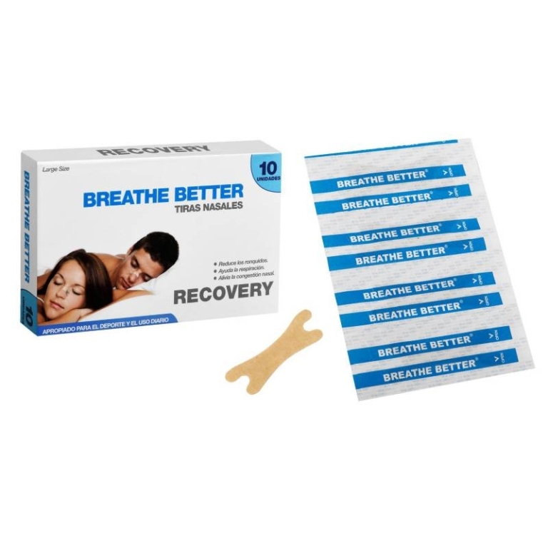 RECOVERY TIRAS NASALES X10