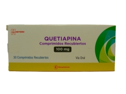 QUETIAPINA 100 MG  X 30 COMPRIMIDOS RECUBIERTOS