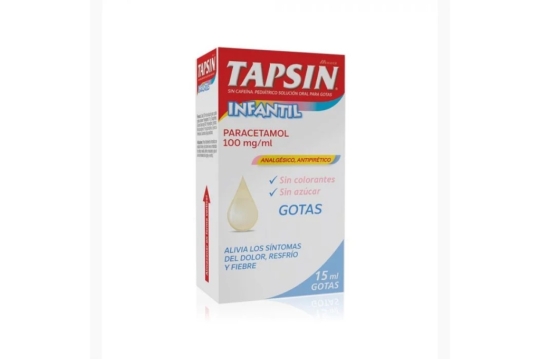 TAPSIN INFANTIL 100MG/ml GOTAS X15ML