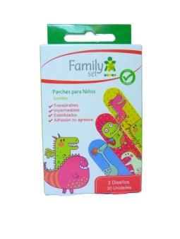 PARCHES NIÑOS FAMILY SET X30