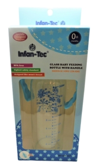 MAMADERA VIDRIO 250ML C/ASA