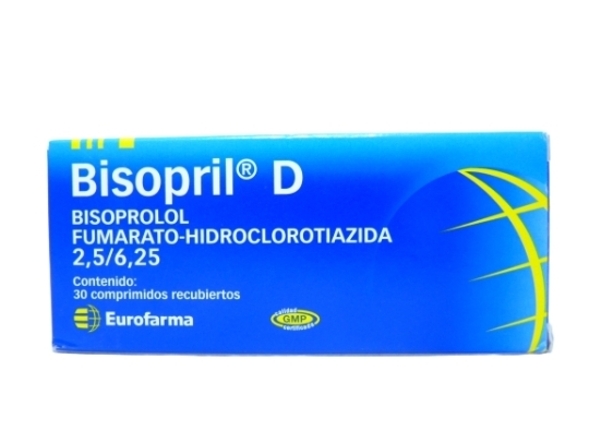 BISOPRIL D 2.5/6.25 MG  X 30 COMPRIMIDOS RECUBIERTOS