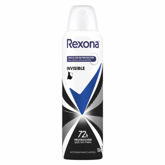 REXONA DESODORANTE EN AEROSOL INVISIBLE X 150 ML