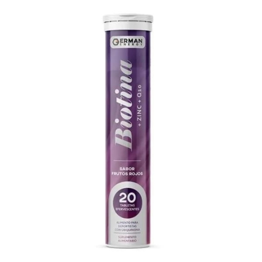 BIOTINA + ZINC + Q10 TABLETAS EFERVESCENTES X20
