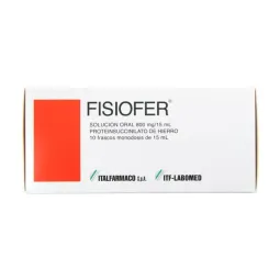 Fisiofer Solucion Oral 800 Mg / 15 Ml X 10 Frascos | fisiofer solucion 10frascos