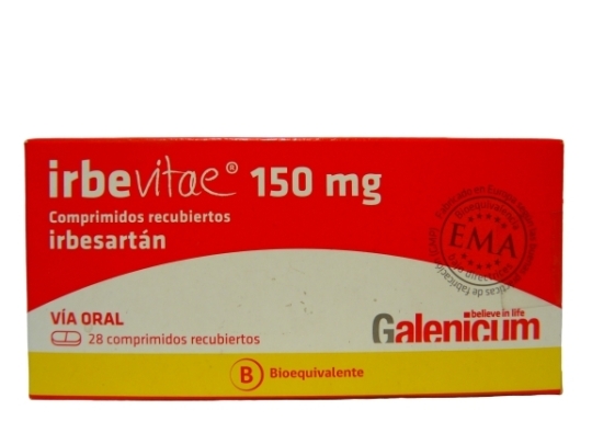 IRBEVITAE 150 MG X 28 COMPRIMIDOS