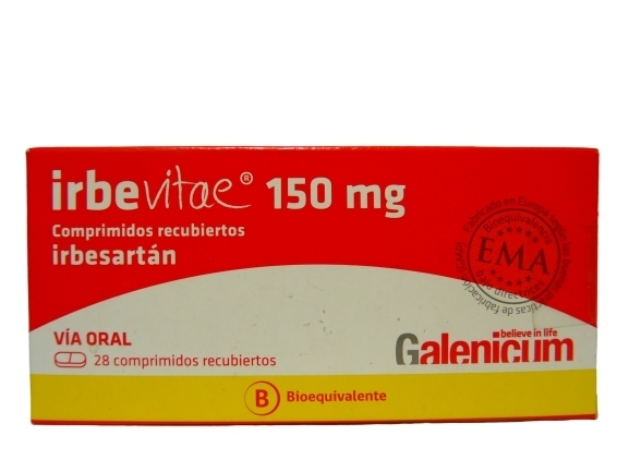 IRBEVITAE 150 MG X 28 COMPRIMIDOS