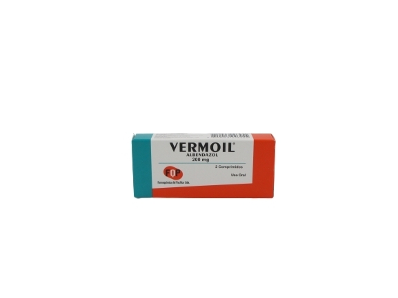 VERMOIL 200 MG X2 COMPRIMIDOS