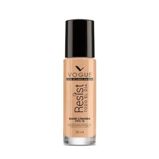 VOGUE BASE DE MAQUILLAJE RESISTENTE FPS 15 AVELLANA