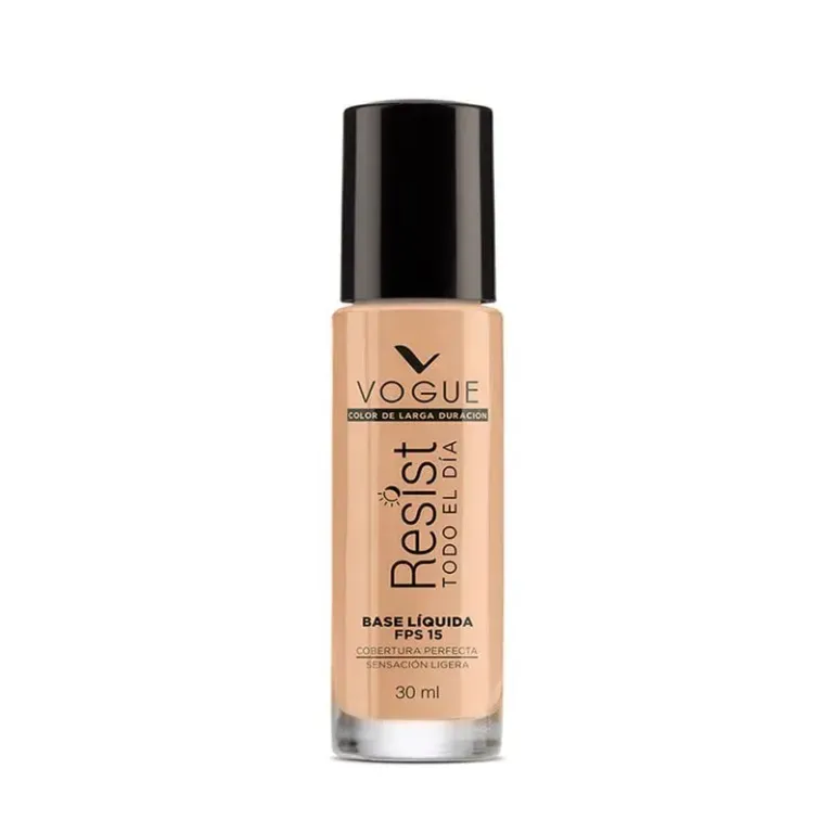 VOGUE BASE DE MAQUILLAJE RESISTENTE FPS 15 AVELLANA
