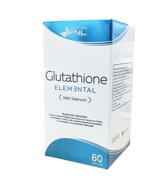 GLUTATHIONE ELEMENTAL X 60 CAPSULAS 