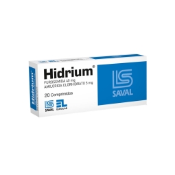 HIDRIUM 40MG 5MG X20 COMPRIMIDOS