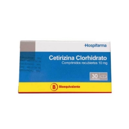 CETIRIZINA 10 MG  X 30 COMPRIMIDOS