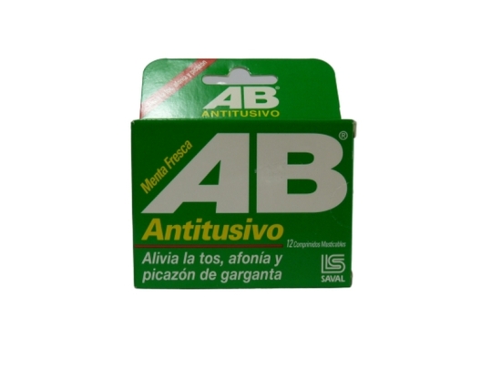 AB ANTITUSIVO X 12 COMPRIMIDOS MASTICABLES